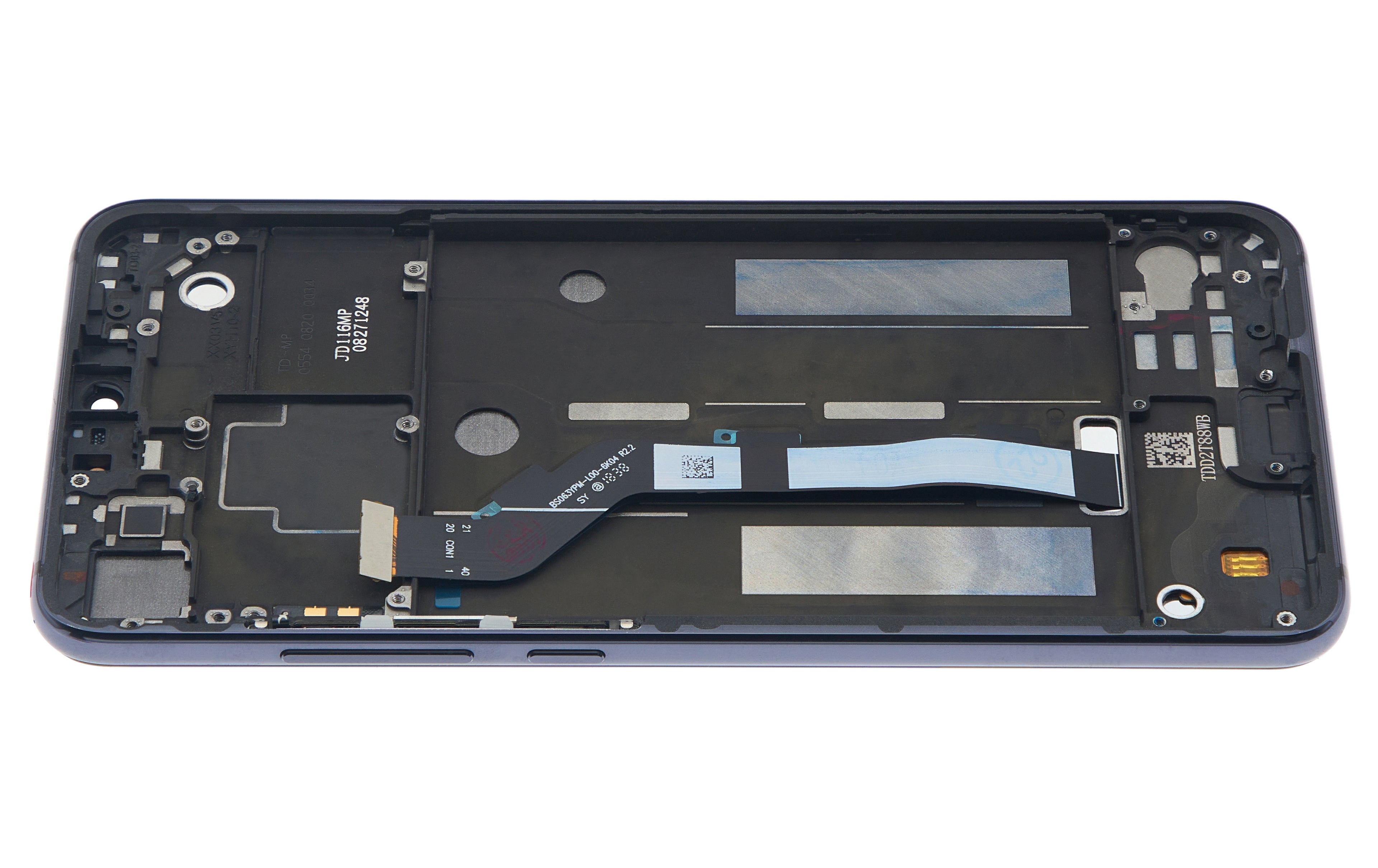 LCD Display with Frame for Xiaomi Mi 8 Lite (Refurbished) (Midnight Black)