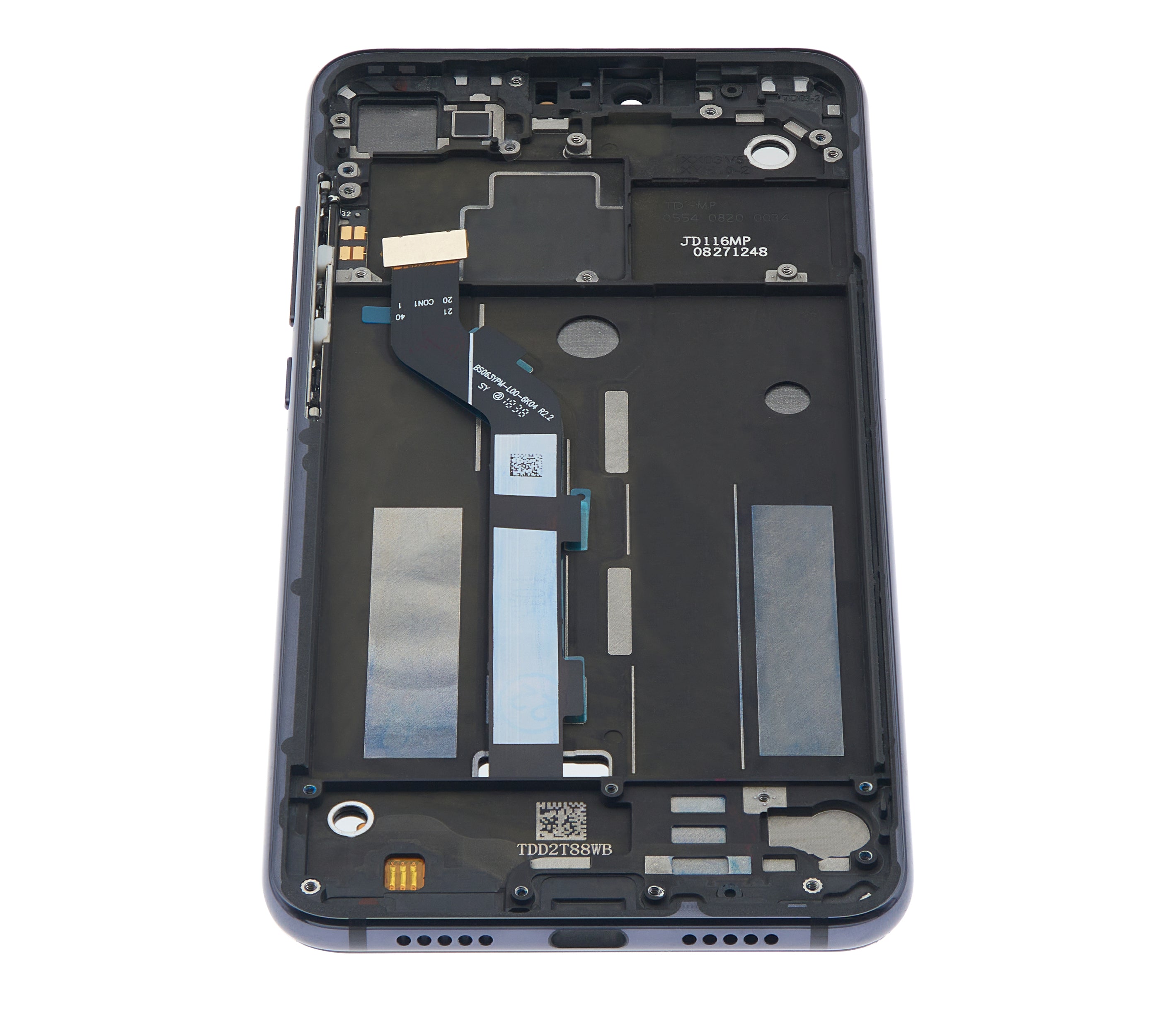 LCD Display with Frame for Xiaomi Mi 8 Lite (Refurbished) (Midnight Black)