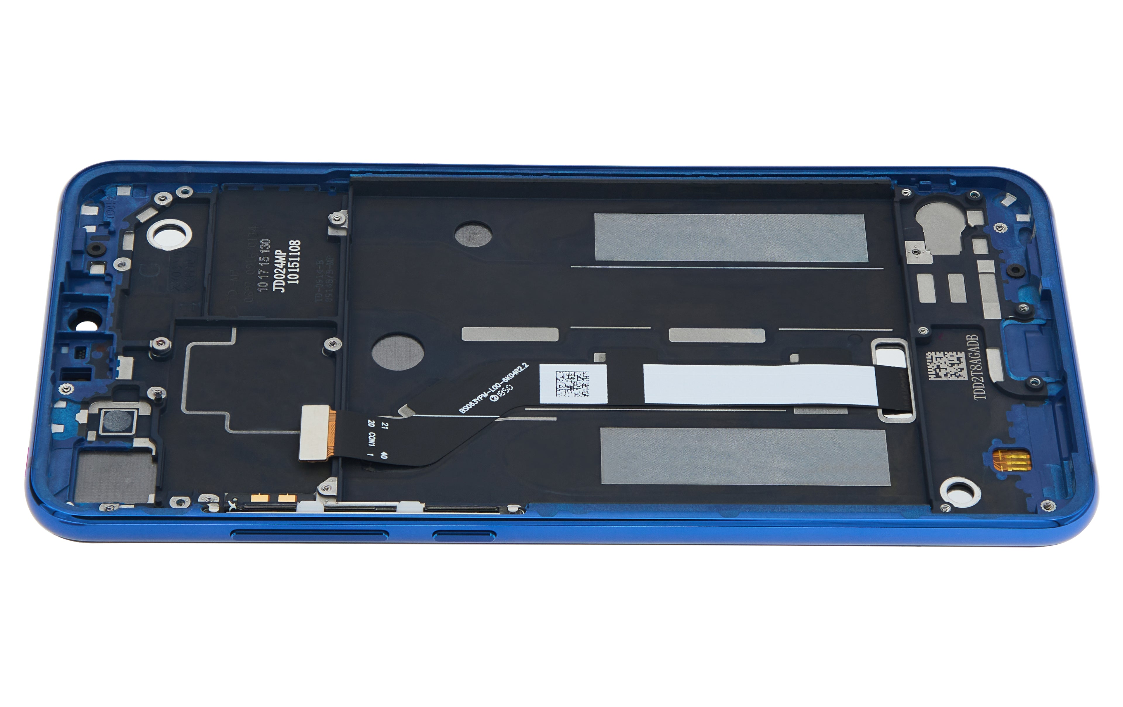 LCD Display with Frame for Xiaomi Mi 8 Lite (Refurbished) (Aurora Blue)