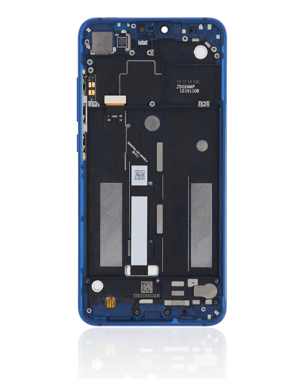 LCD Display with Frame for Xiaomi Mi 8 Lite (Refurbished) (Aurora Blue)