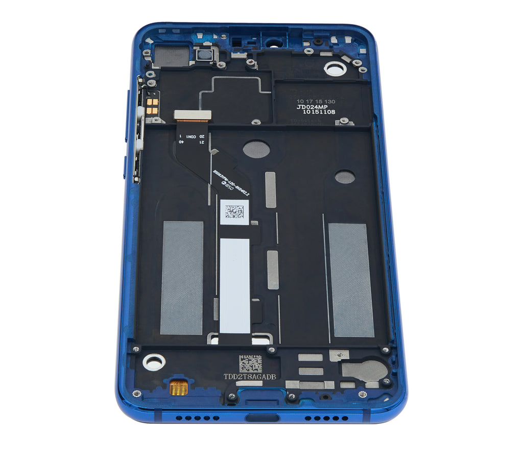 LCD Display with Frame for Xiaomi Mi 8 Lite (Refurbished) (Aurora Blue)
