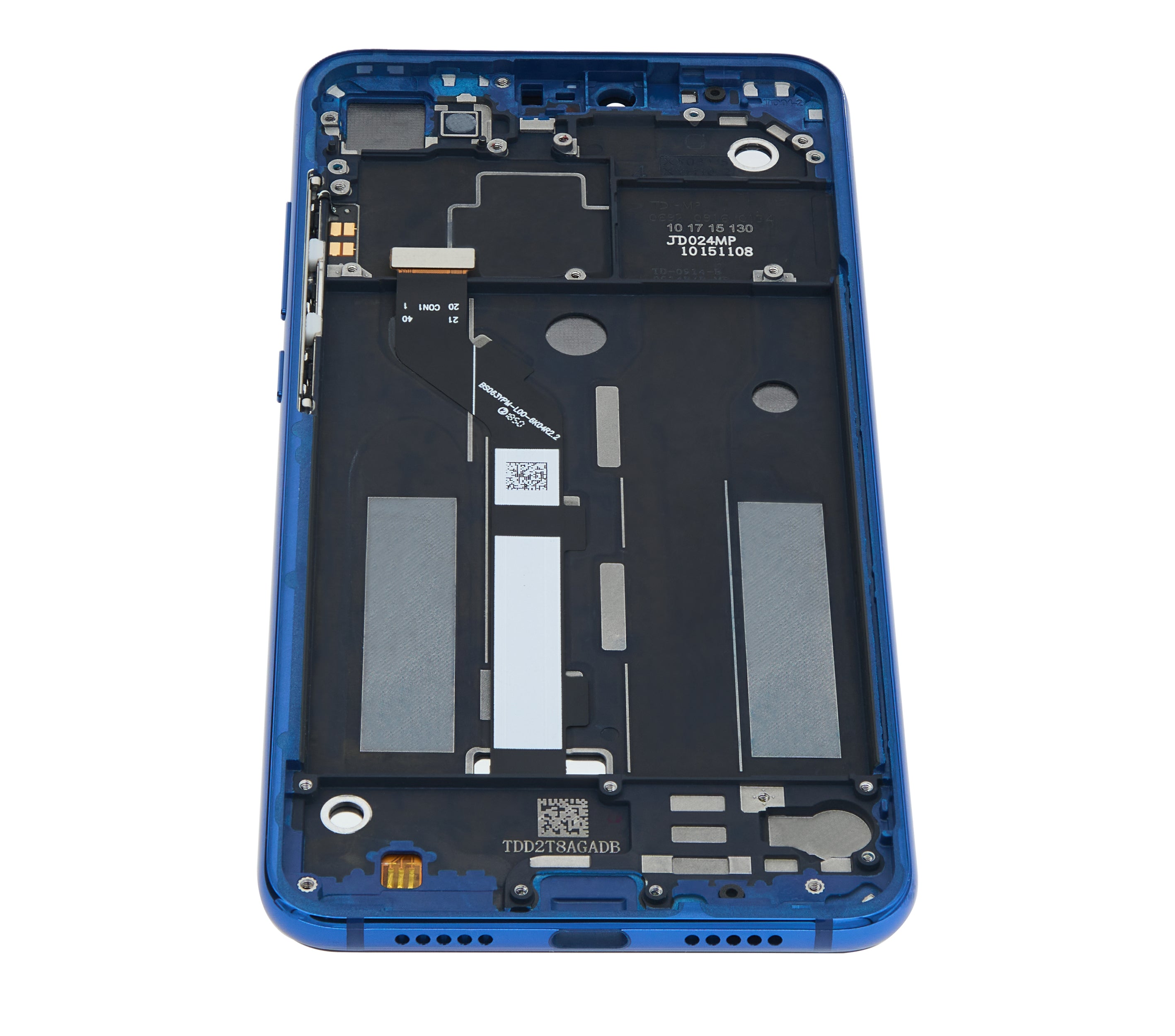 LCD Display with Frame for Xiaomi Mi 8 Lite (Refurbished) (Aurora Blue)