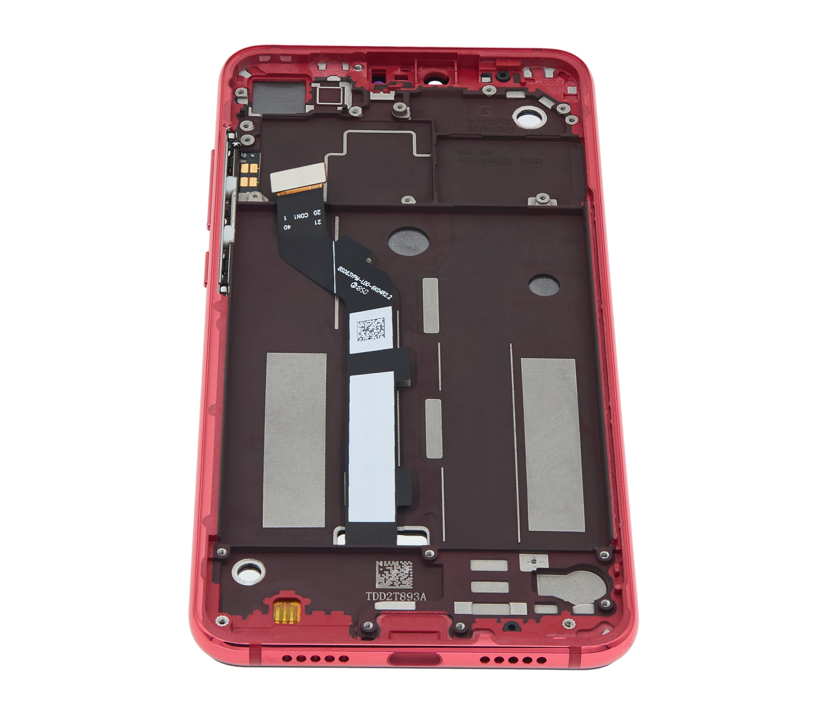 LCD Complete Assembly with Frame for Xiaomi Mi 8 Lite (Refurbished) (Twilight Gold)