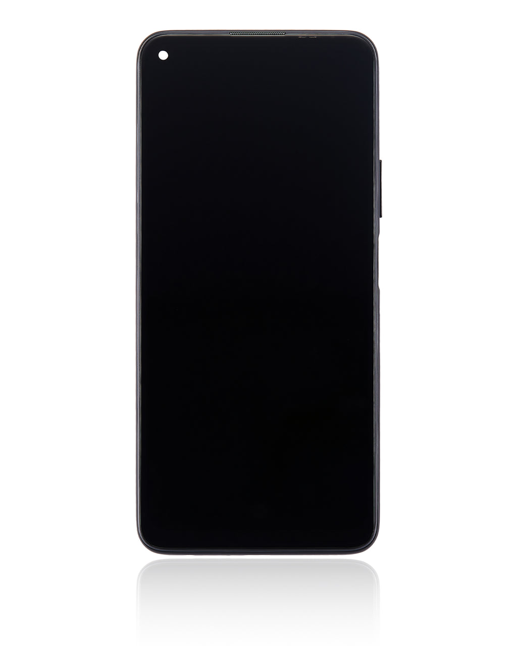 LCD-Display mit Rahmen für Huawei P40 Lite 5G (Refurbished) (Midnight Schwarz)