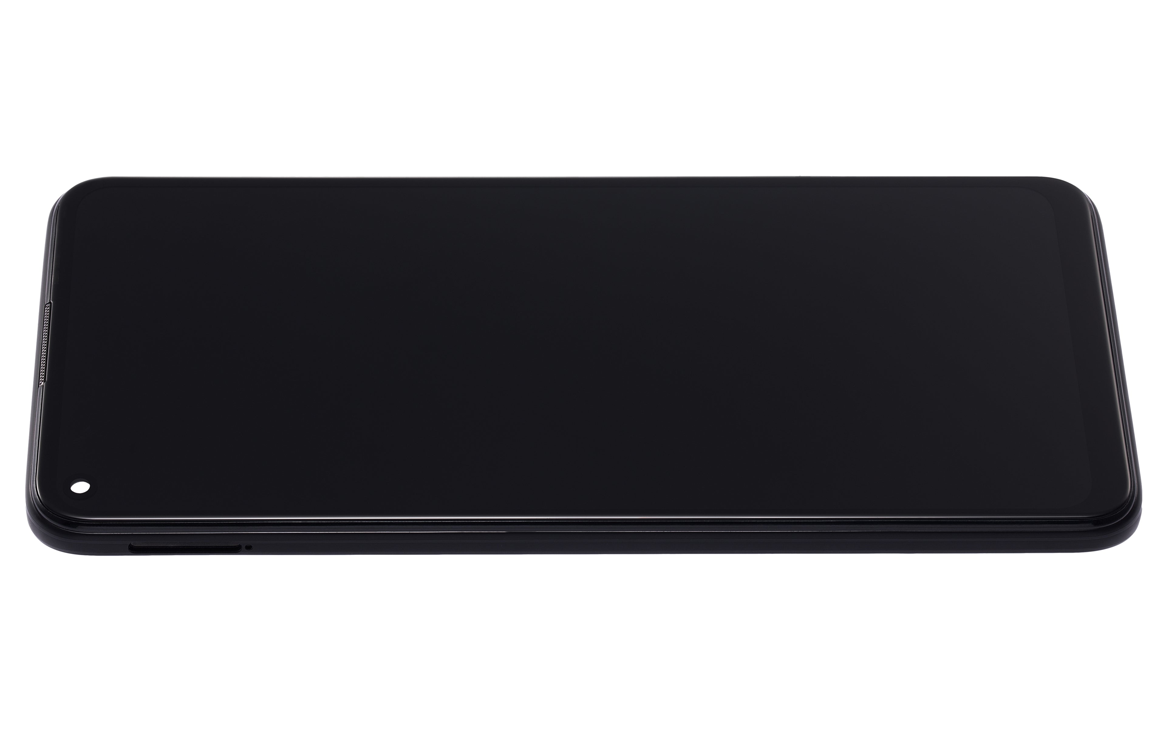 LCD-Display mit Rahmen für Huawei P40 Lite 5G (Refurbished) (Midnight Schwarz)