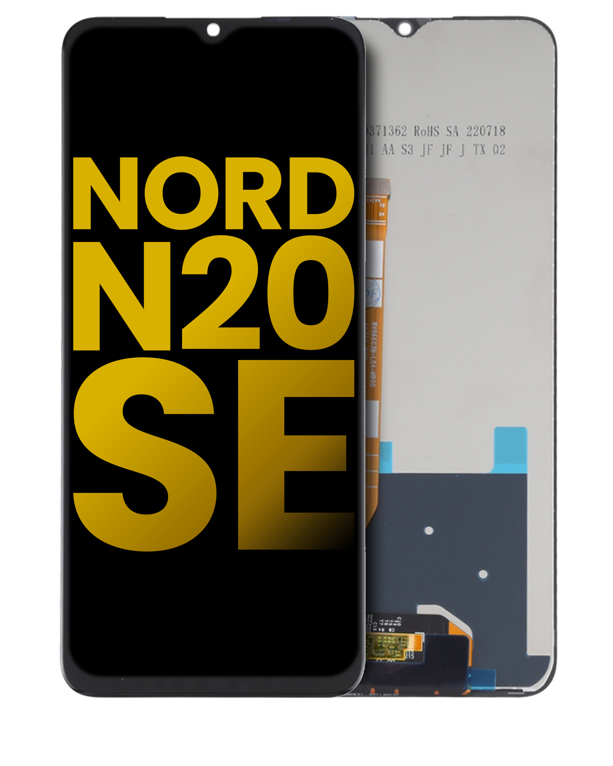 LCD-Display ohne Rahmen für OnePlus Nord N20 SE (Refurbished) (alle Farben)