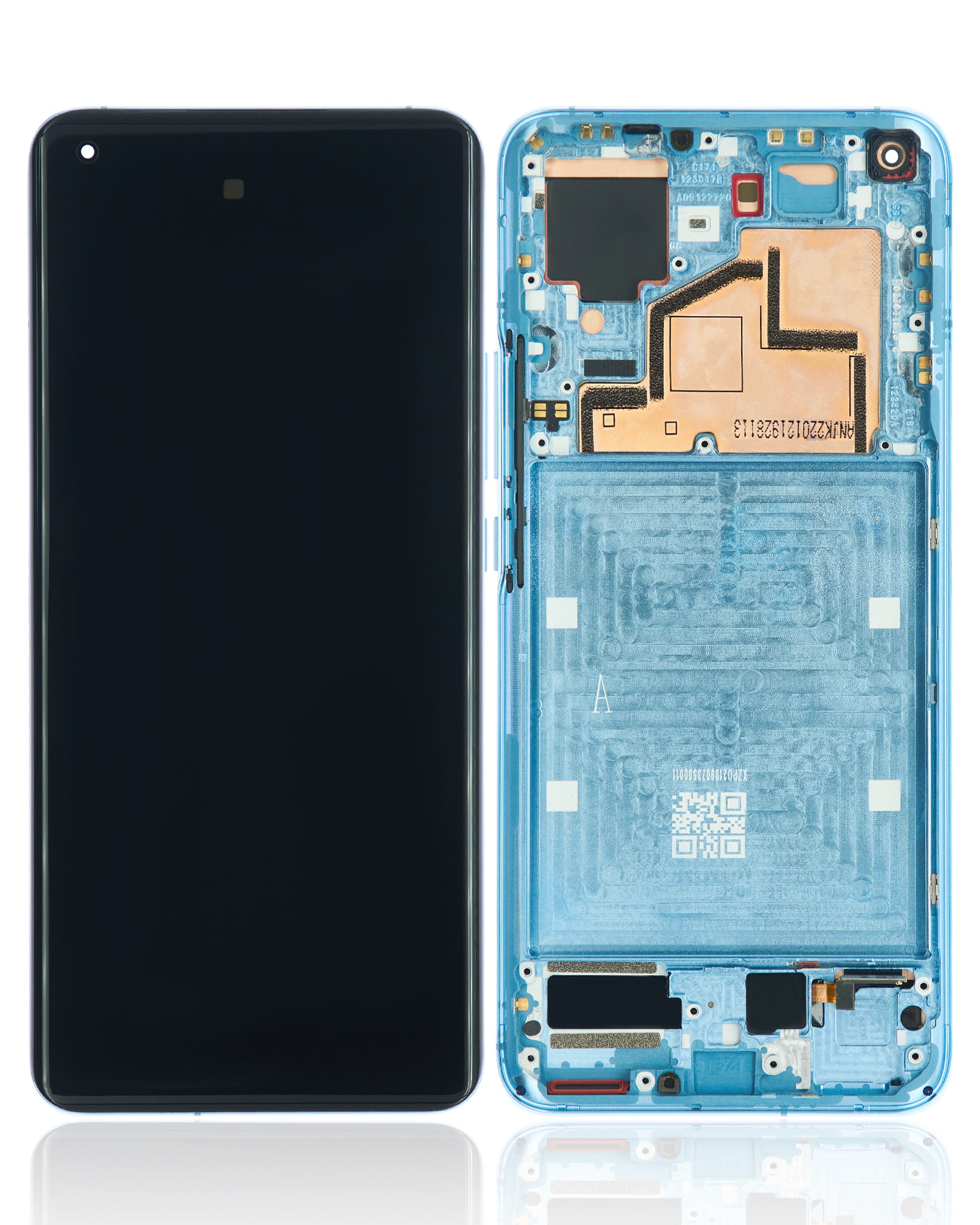 OLED-Display mit Rahmen für Xiaomi Mi 11 (Refurbished) (Horizon Blue)