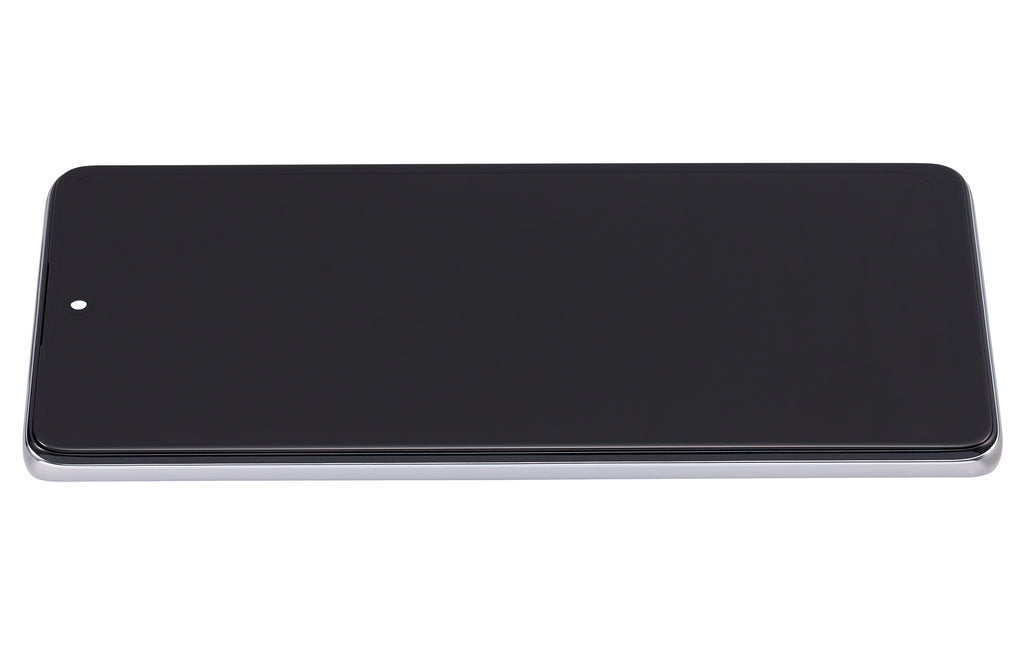 LCD-Display mit Rahmen für Xiaomi 11T Pro (Aftermarket: Incell) (Moonlight White