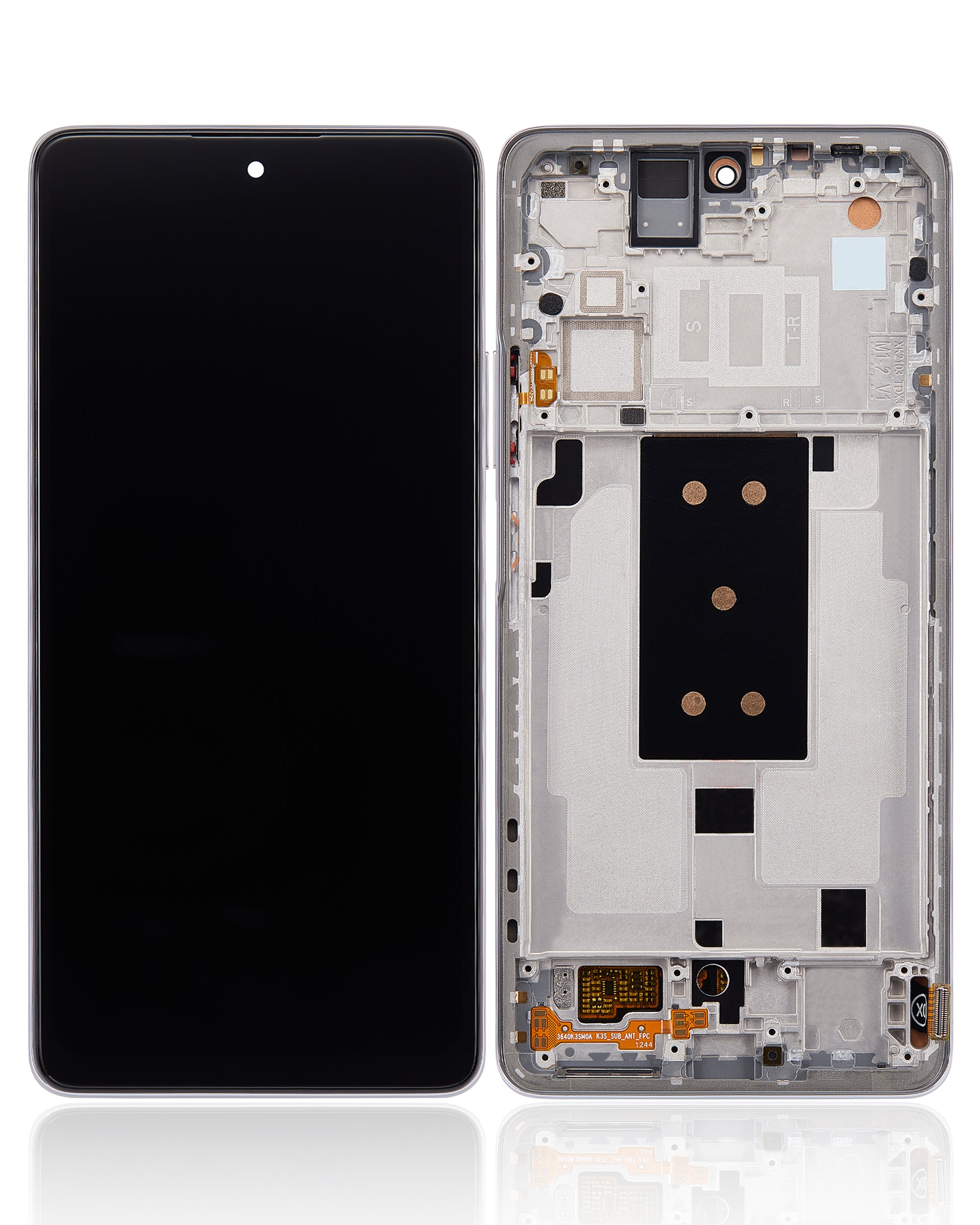 LCD-Display mit Rahmen für Xiaomi 11T Pro (Aftermarket: Incell) (Moonlight White