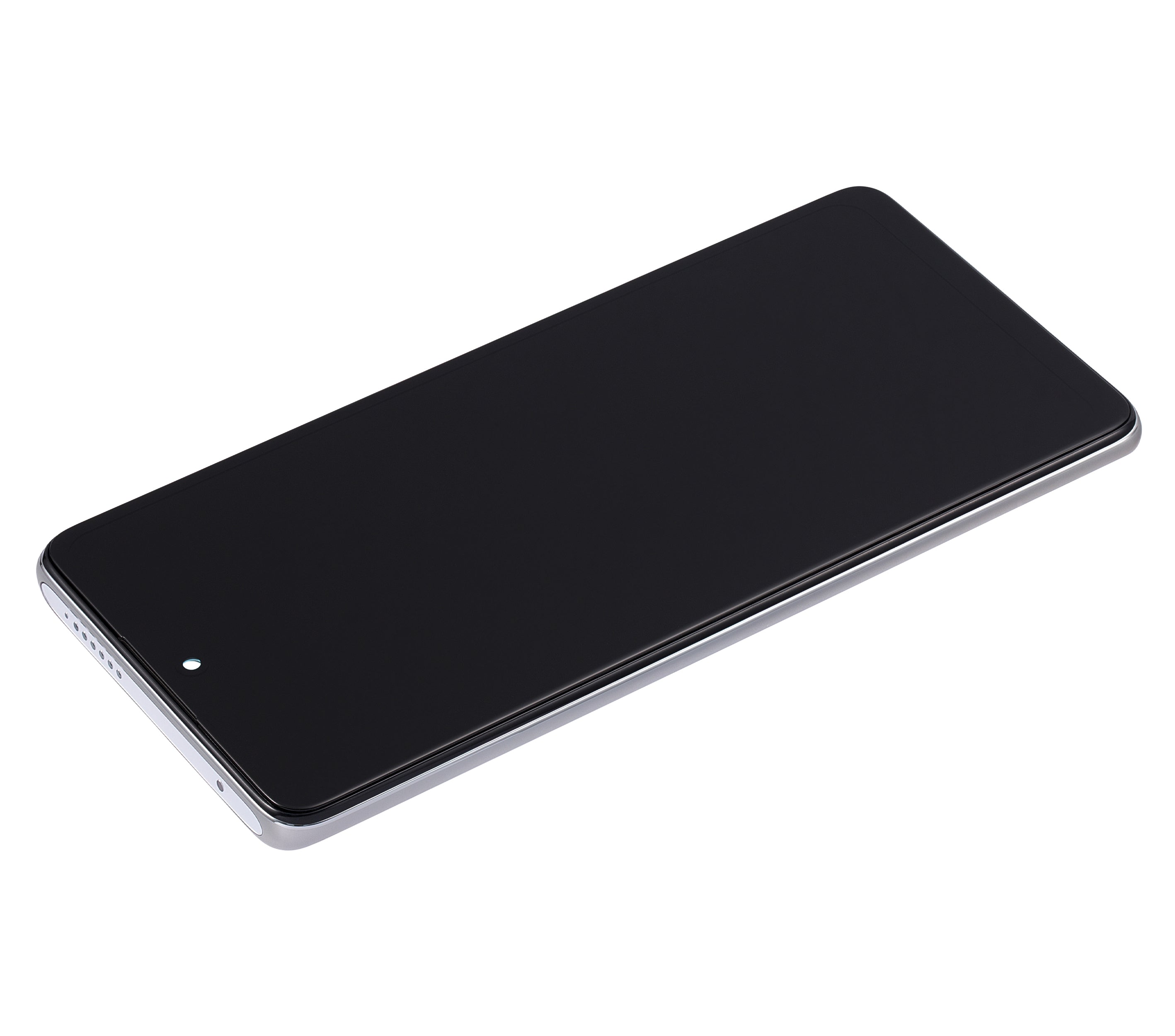 LCD-Display mit Rahmen für Xiaomi 11T Pro (Aftermarket: Incell) (Moonlight White