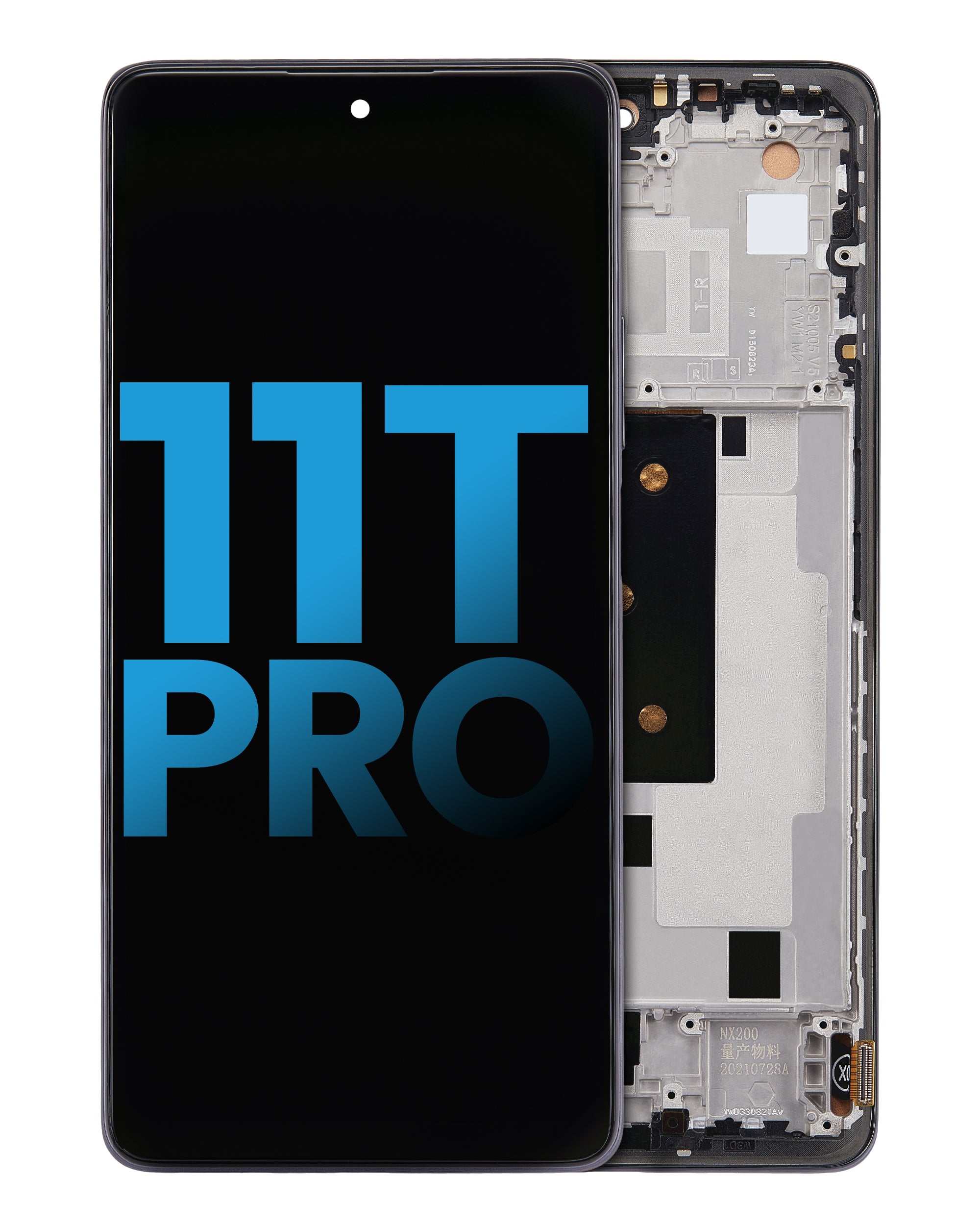 LCD Module with Frame for Xiaomi 11T Pro (Aftermarket: Incell) (Meteorite Gray)