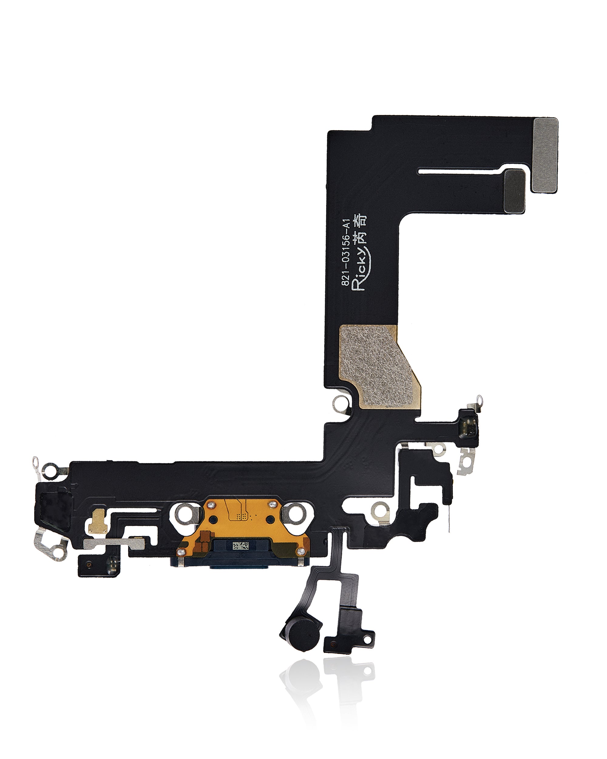 Charging Port Flex Cable for iPhone 13 Mini (Aftermarket Plus) (Blue)