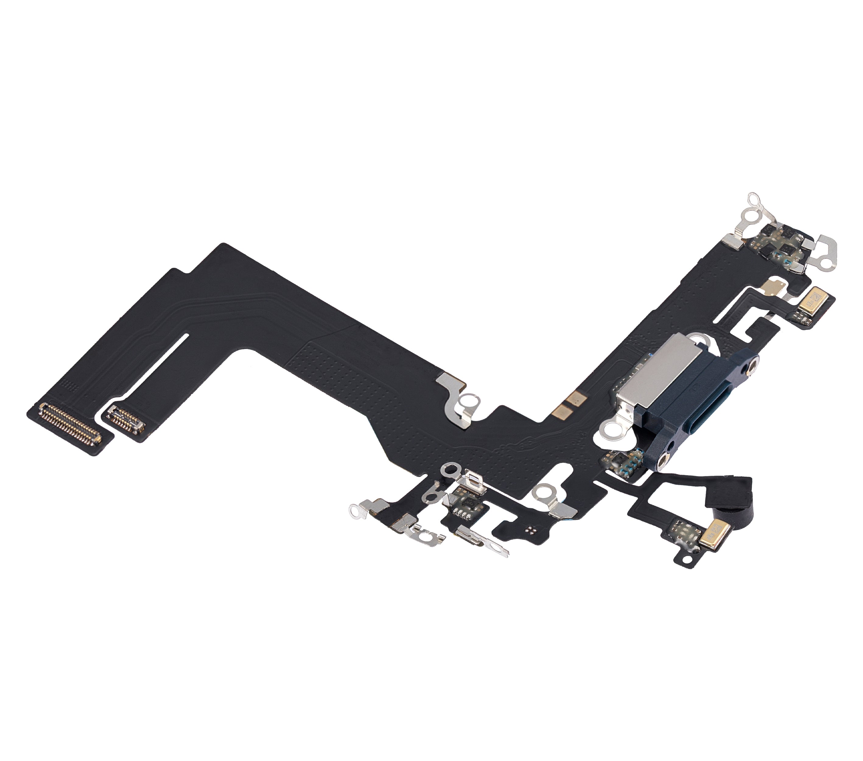 Charging Port Flex Cable for iPhone 13 Mini (Aftermarket Plus) (Blue)