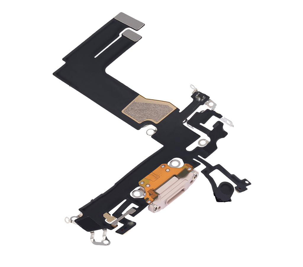 Ladebuchse-Flexkabel für iPhone 13 Mini (Aftermarket Plus) (Pink)