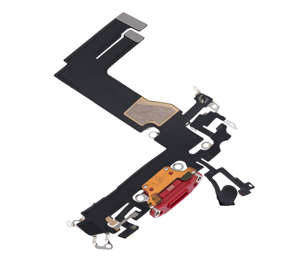 Ladebuchse-Flexkabel für iPhone 13 Mini (Aftermarket Plus) (Rot)