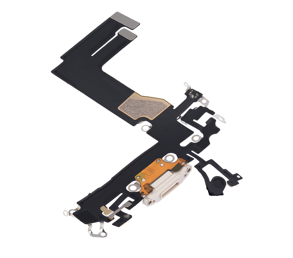 Ladebuchse-Flexkabel für iPhone 13 Mini (Aftermarket Plus) (Starlight)