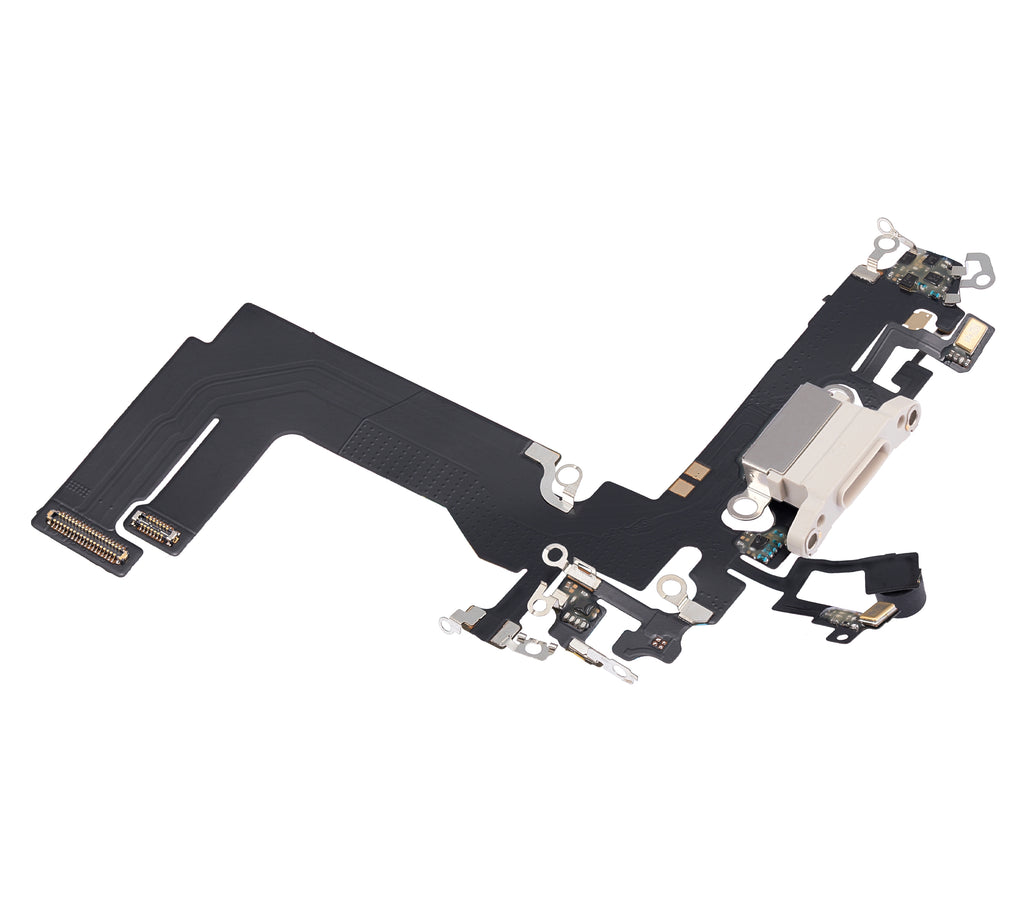 Ladebuchse-Flexkabel für iPhone 13 Mini (Aftermarket Plus) (Starlight)