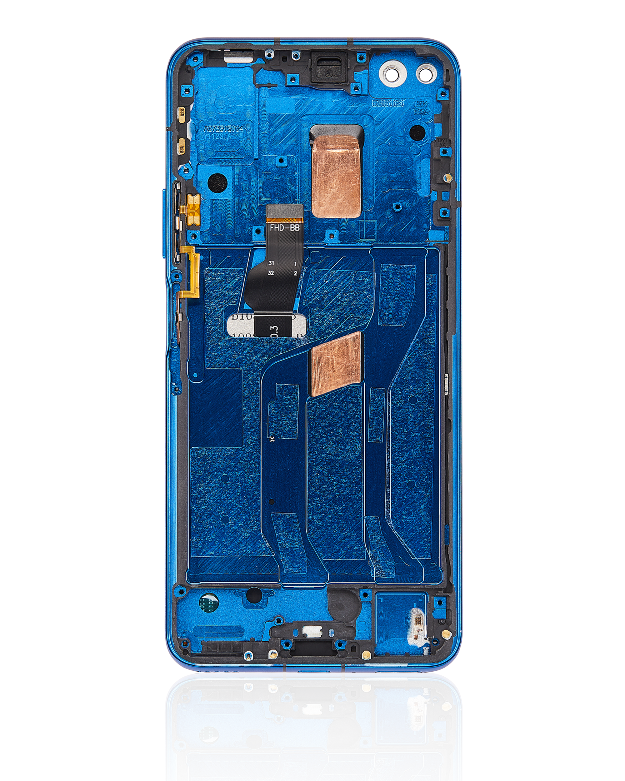 LCD Display with Frame for Huawei Nova 6 5G (Refurbished) (Blue)