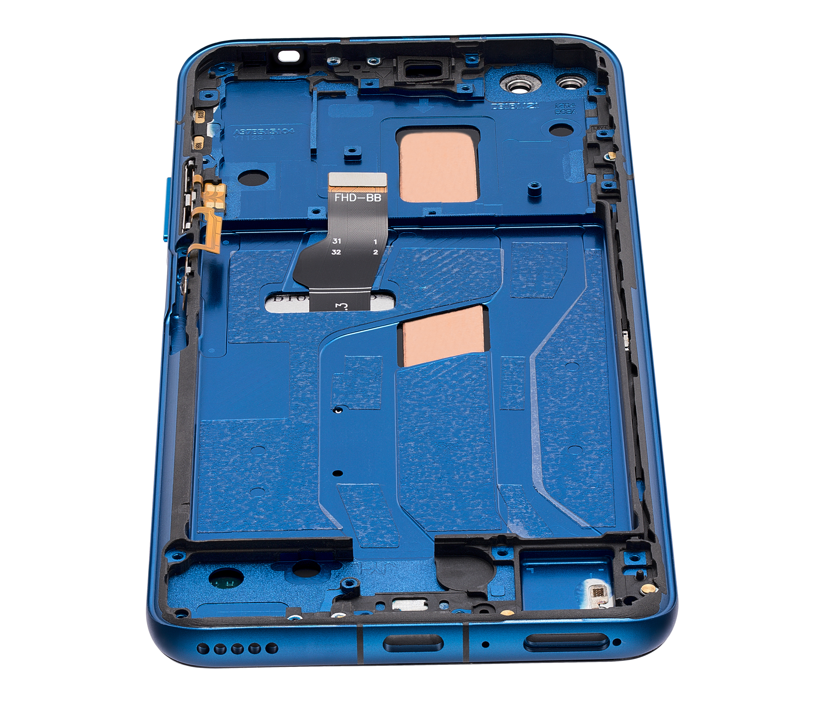LCD Display with Frame for Huawei Nova 6 5G (Refurbished) (Blue)