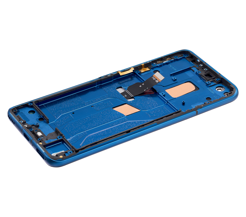 LCD Display with Frame for Huawei Nova 6 5G (Refurbished) (Blue)