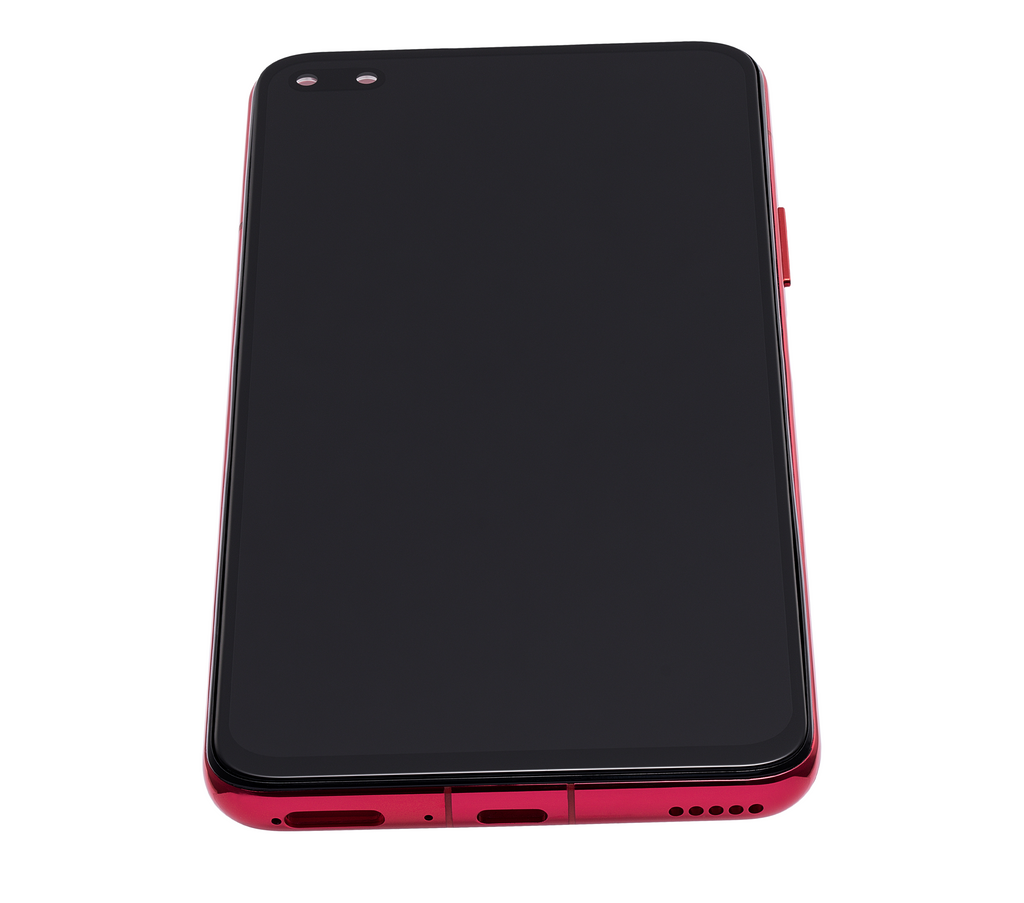 LCD Display with Frame for Huawei Nova 6 5G (Refurbished) (Red)