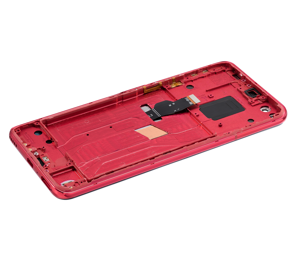LCD Display with Frame for Huawei Nova 6 5G (Refurbished) (Red)