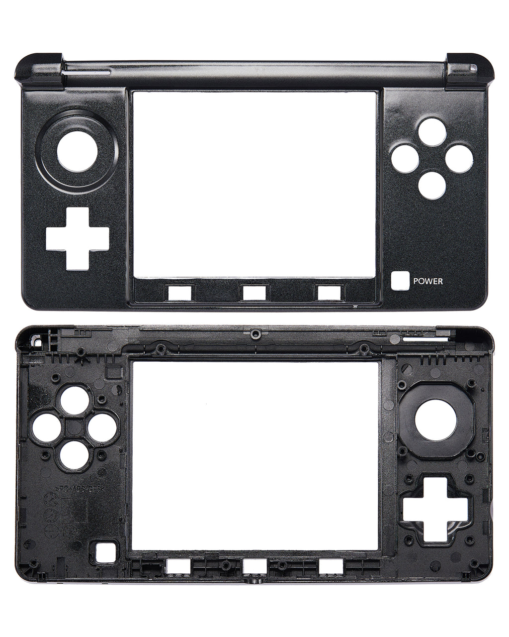 Midframe for Nintendo 3DS (Black)