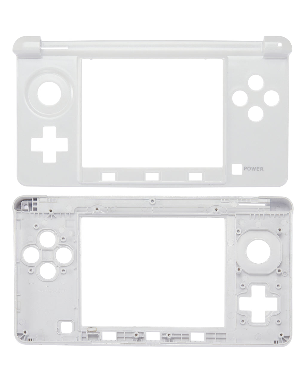 Midframe/Rahmen für Nintendo 3DS (Weiß)