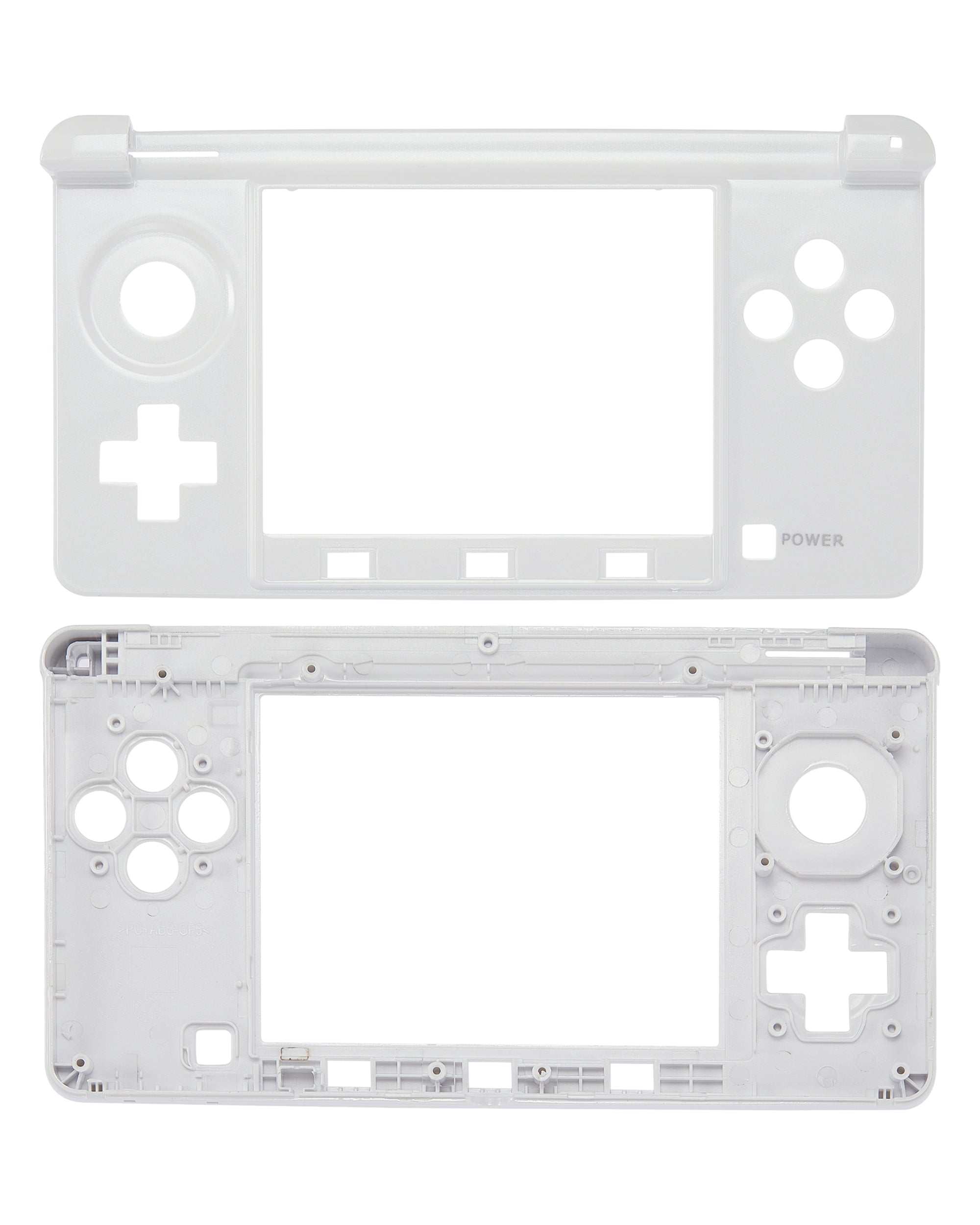 Midframe/Rahmen für Nintendo 3DS (Weiß)