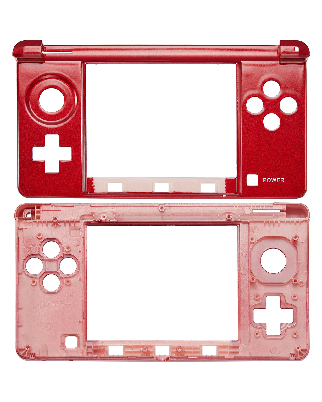 Midframe/Rahmen für Nintendo 3DS (Rot)
