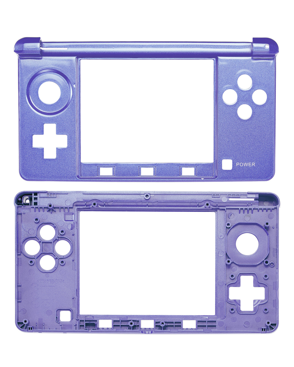 Midframe/Rahmen für Nintendo 3DS (Lila)