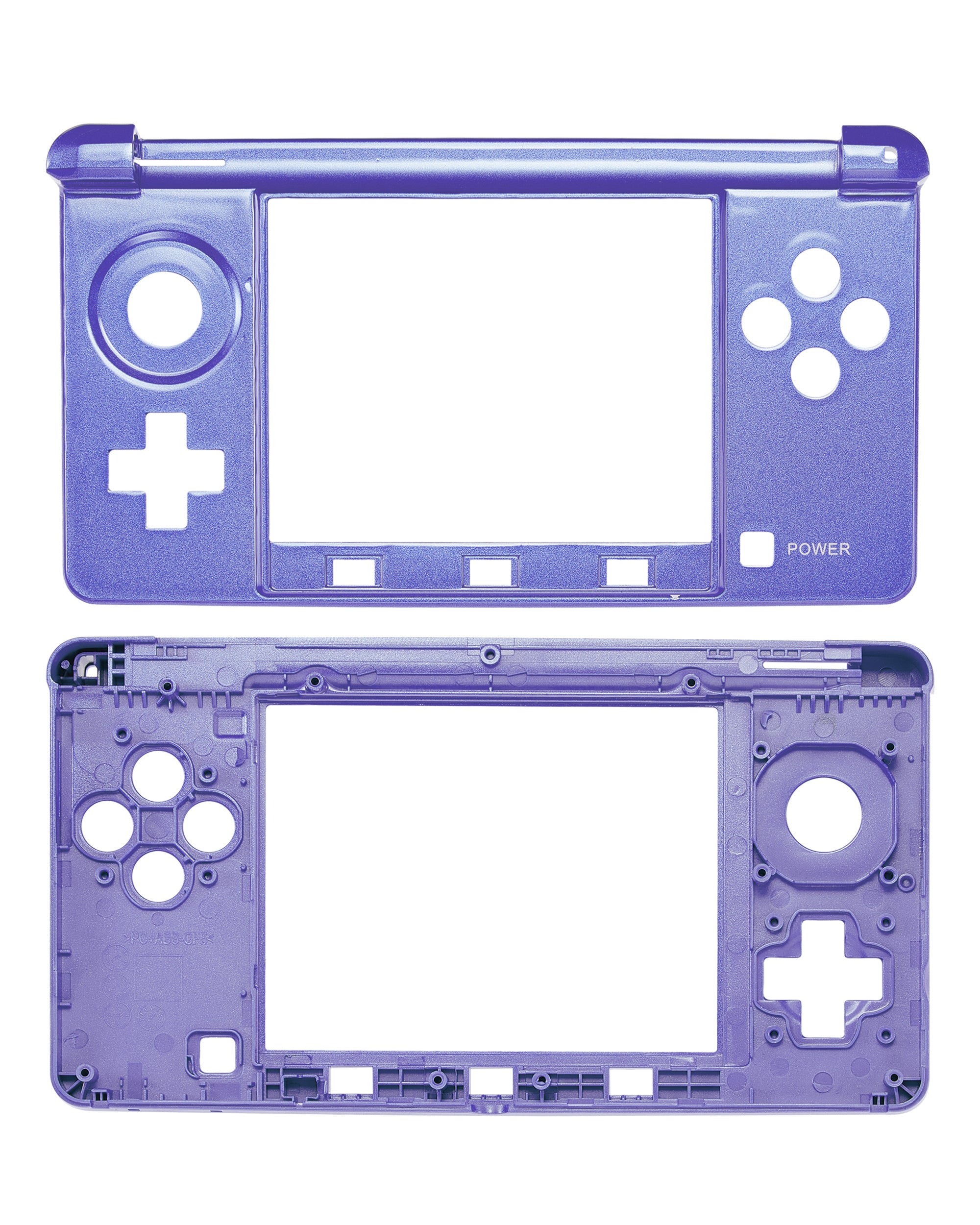 Midframe/Rahmen für Nintendo 3DS (Lila)