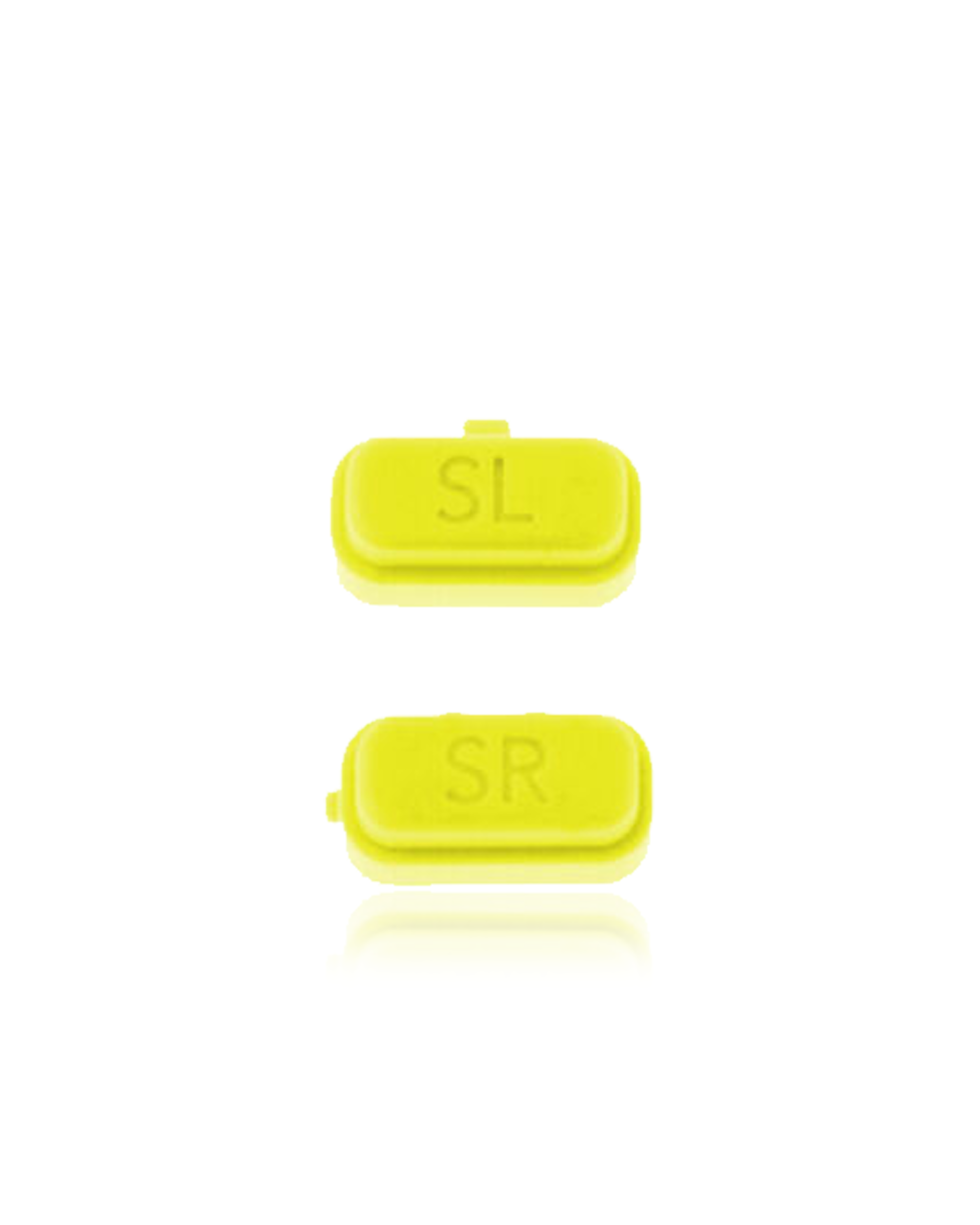 SR- und SL-Taste für Nintendo Switch Joy-Con-Controller (2er-Set, Gelb)