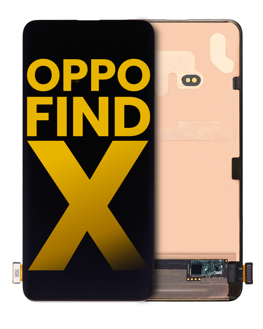 OLED-Display ohne Rahmen für OPPO Find X (Refurbished) (alle Farben)
