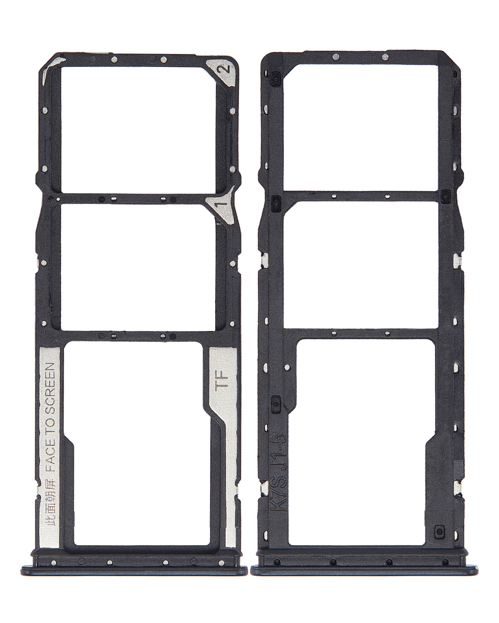 Dual SIM card tray for Xiaomi Redmi Note 11 (Graphite Gray)
