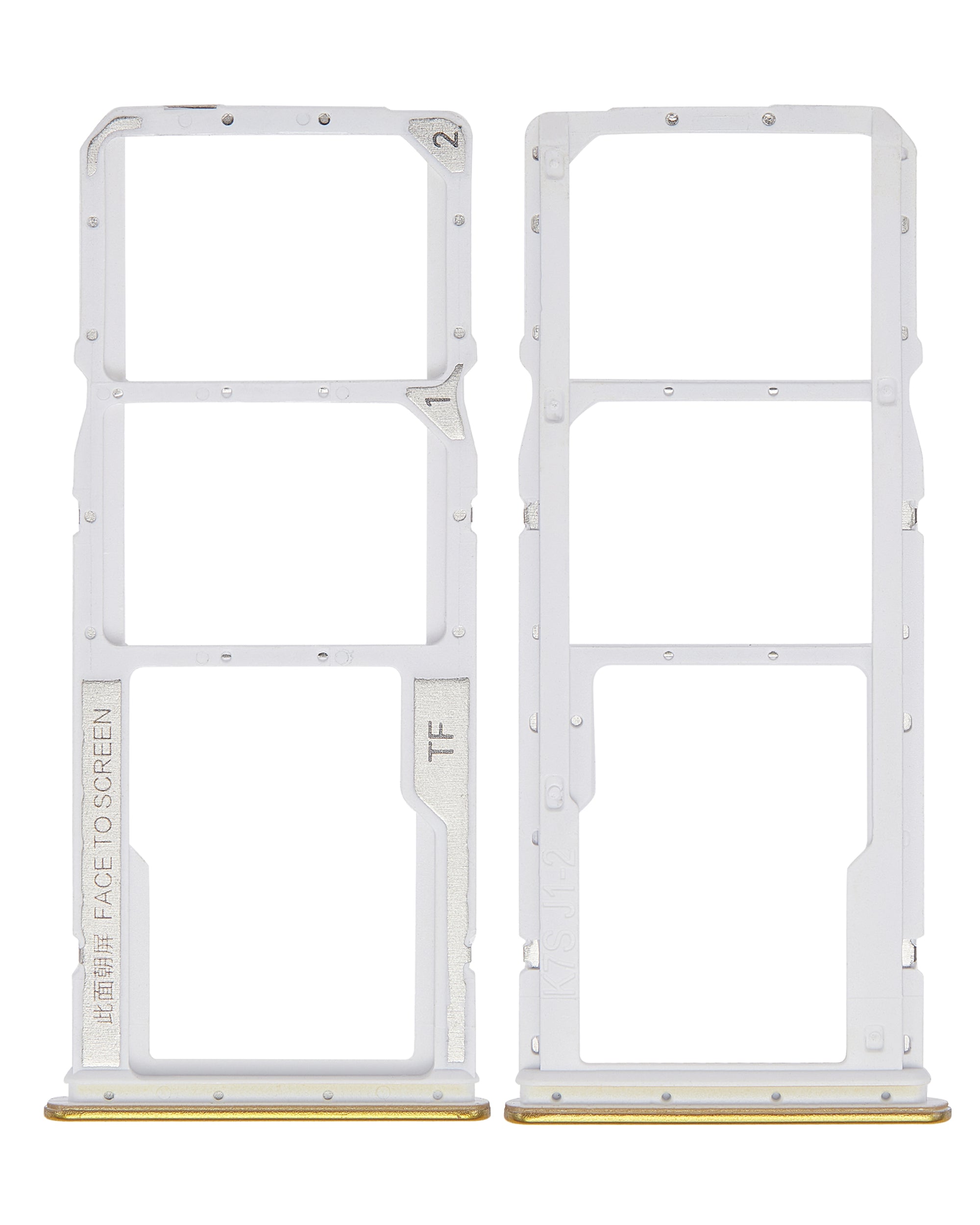Dual SIM Card Tray for Xiaomi Redmi Note 11 (Yellow)