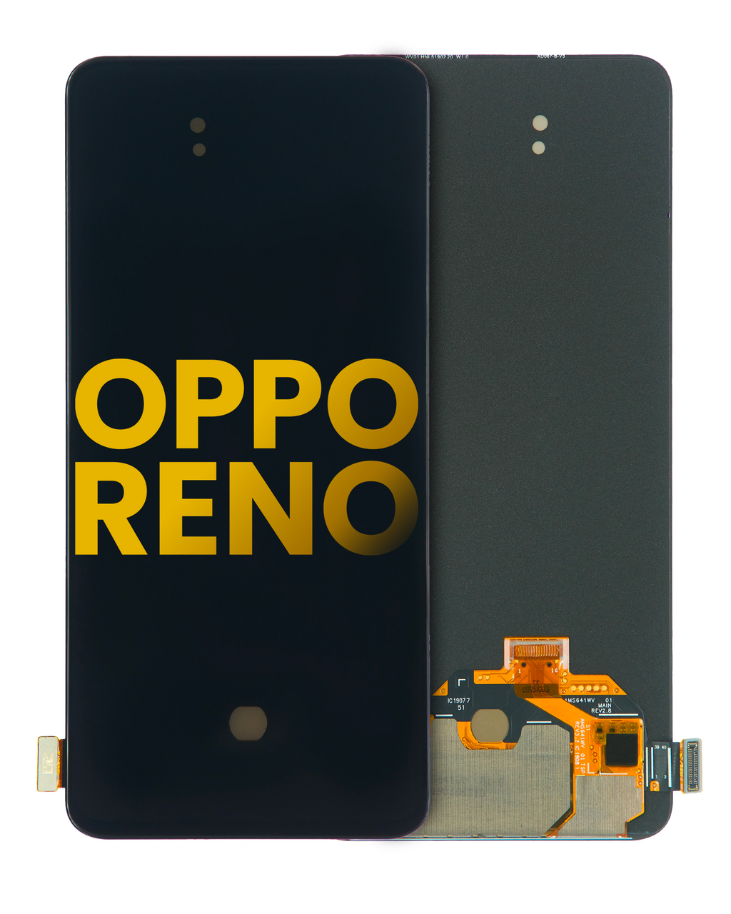 OLED-Display ohne Rahmen für OPPO Reno (Refurbished) (Alle Farben)