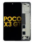 LCD-Display mit Rahmen für Xiaomi Poco X3 GT (Refurbished) (Alle Farben)