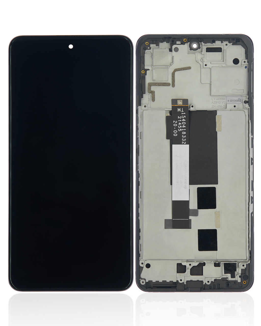 LCD-Display mit Rahmen für Xiaomi Poco X3 GT (Refurbished) (Alle Farben)