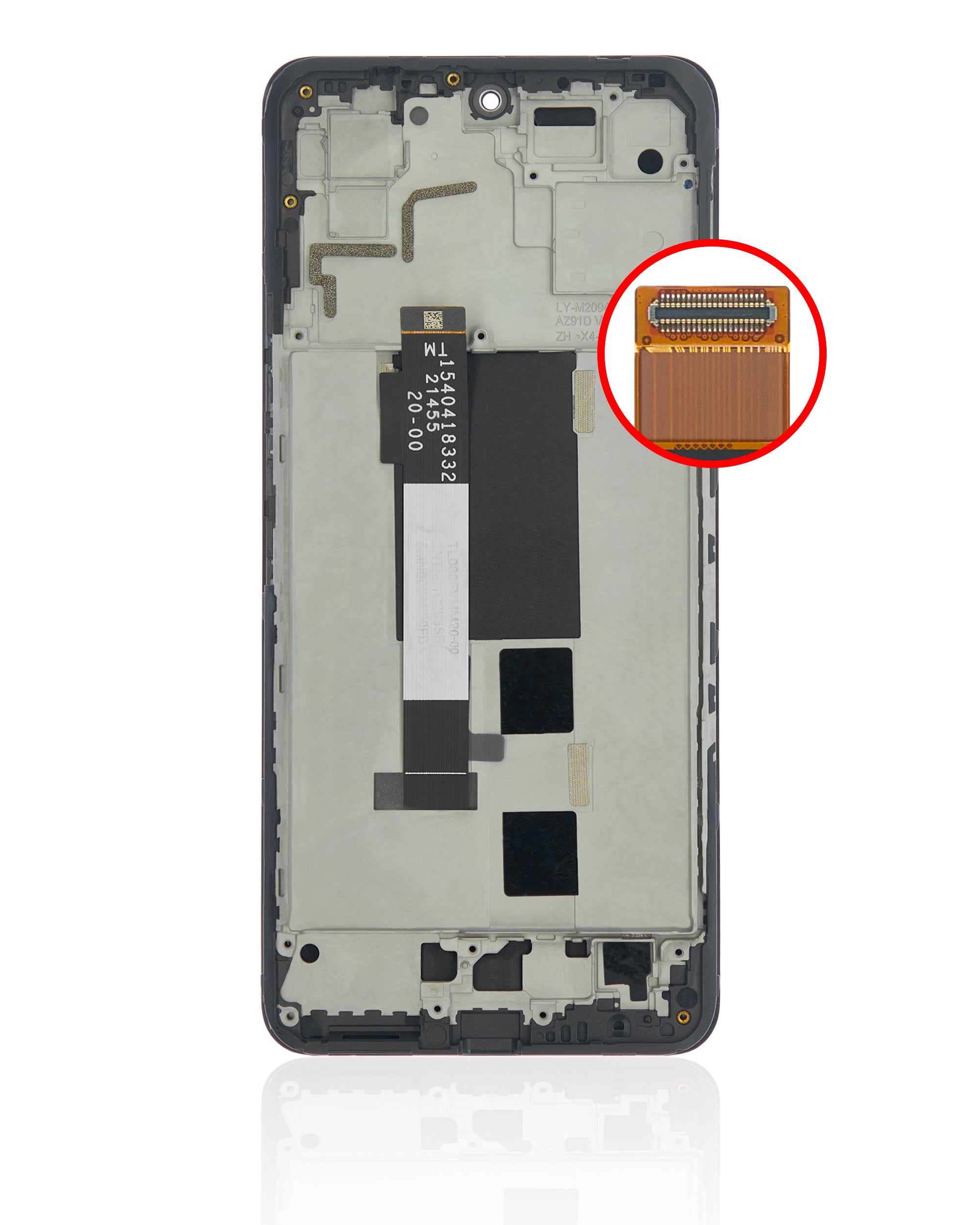 LCD-Display mit Rahmen für Xiaomi Poco X3 GT (Refurbished) (Alle Farben)