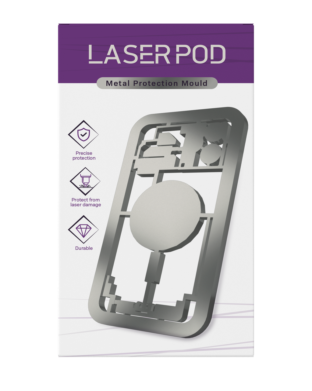 Laser Pod Schutzform für iPhone 13 Mini