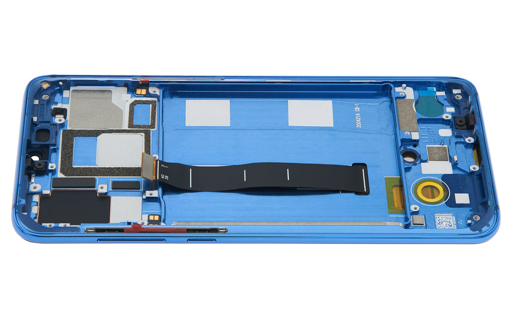 OLED-Display mit Rahmen für Xiaomi Mi 9 (Refurbished) (Ocean Blue)