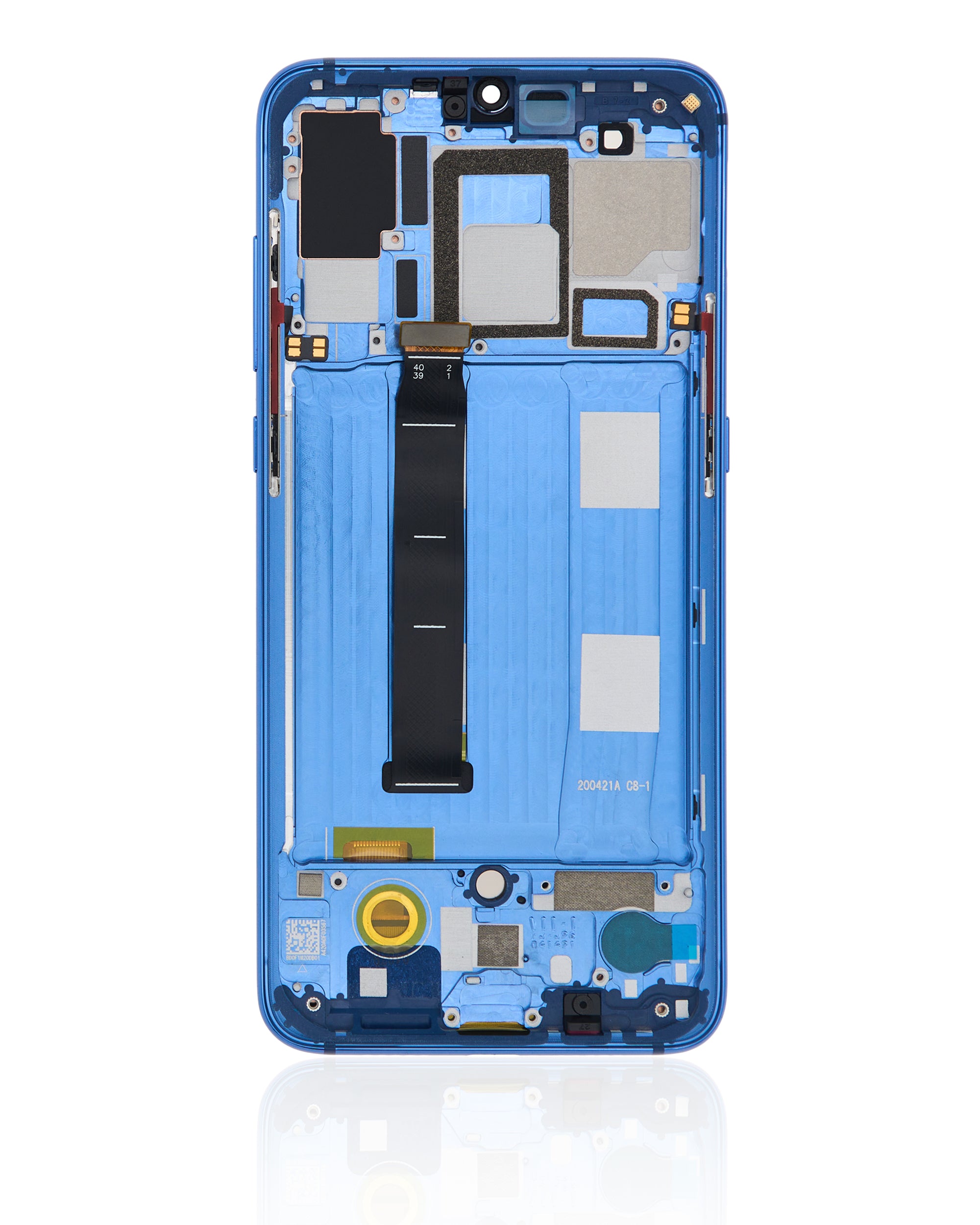 OLED-Display mit Rahmen für Xiaomi Mi 9 (Refurbished) (Ocean Blue)
