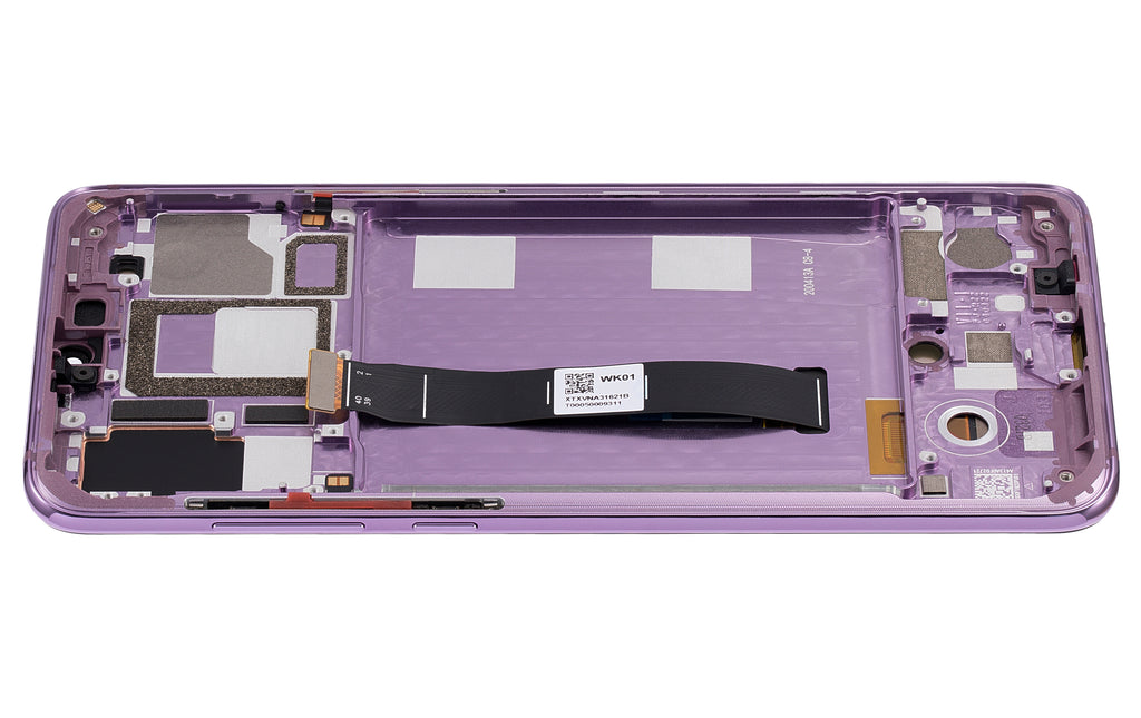 OLED-Display mit Rahmen für Xiaomi Mi 9 (Refurbished) (Lavender Violet)