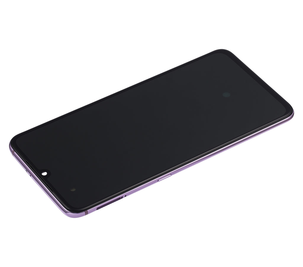 OLED-Display mit Rahmen für Xiaomi Mi 9 (Refurbished) (Lavender Violet)