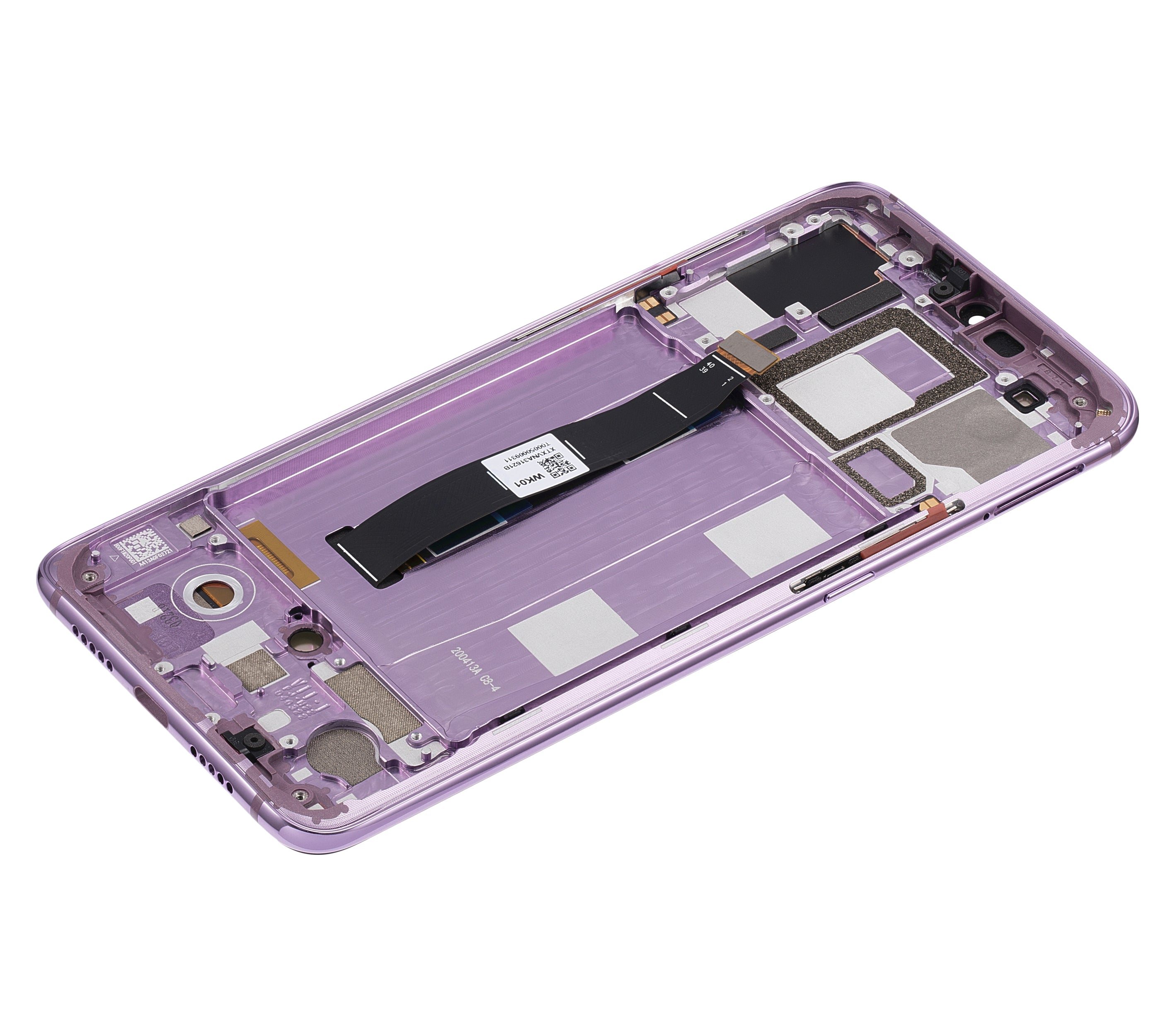 OLED-Display mit Rahmen für Xiaomi Mi 9 (Refurbished) (Lavender Violet)