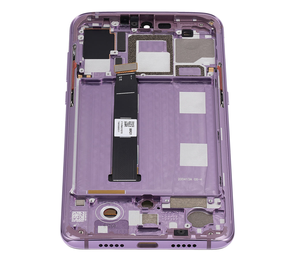 OLED-Display mit Rahmen für Xiaomi Mi 9 (Refurbished) (Lavender Violet)