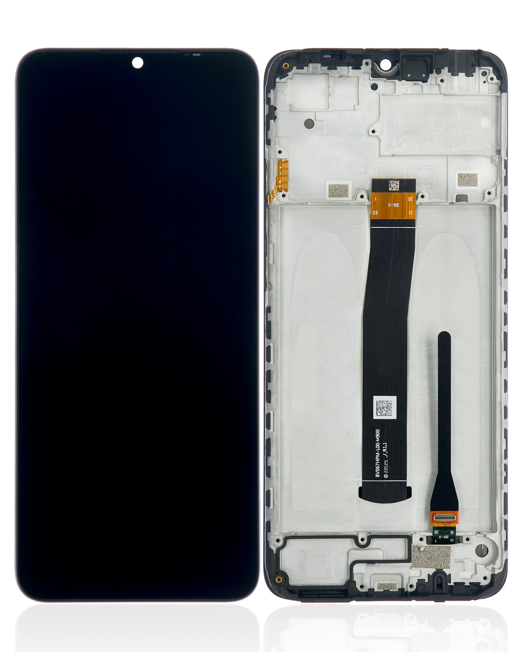 LCD-Display mit Rahmen für Xiaomi Redmi 10C (Refurbished) (Alle Farben)