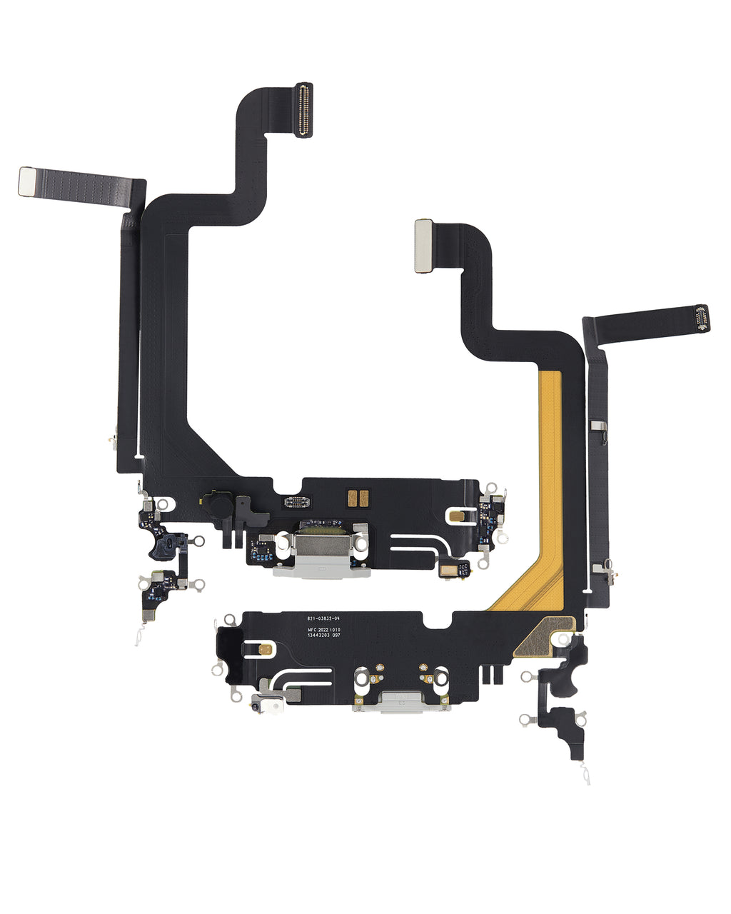 Ladebuchse-Flexkabel für iPhone 14 Pro Max (Premium) (Silber)