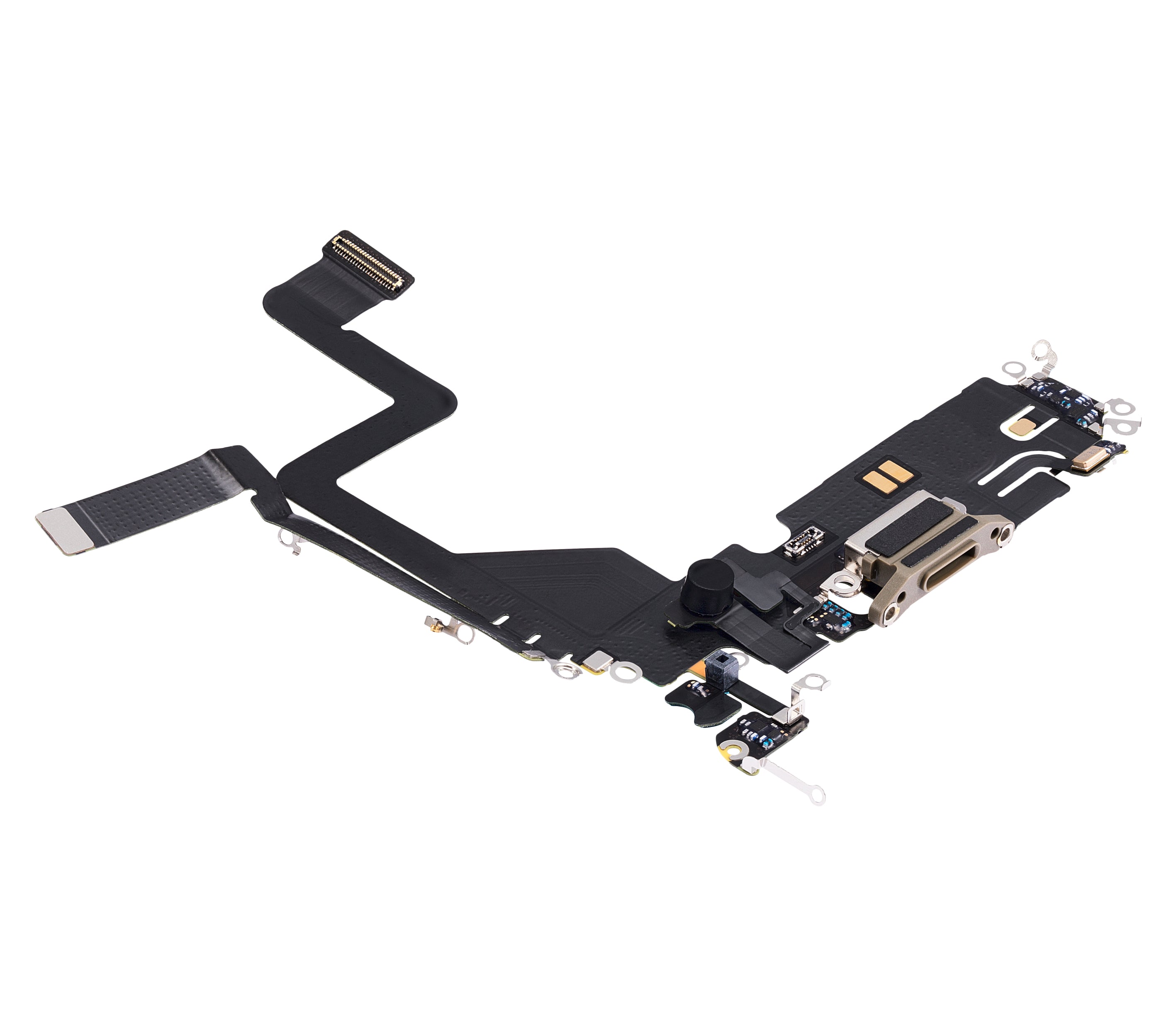 Charging Port Flex Cable for iPhone 14 Pro (Premium) (Gold)